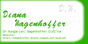 diana wagenhoffer business card